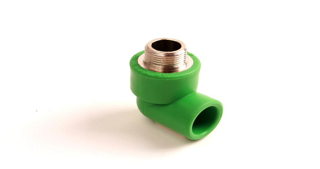 K.T.P ELBOW WITH MALE INSERT